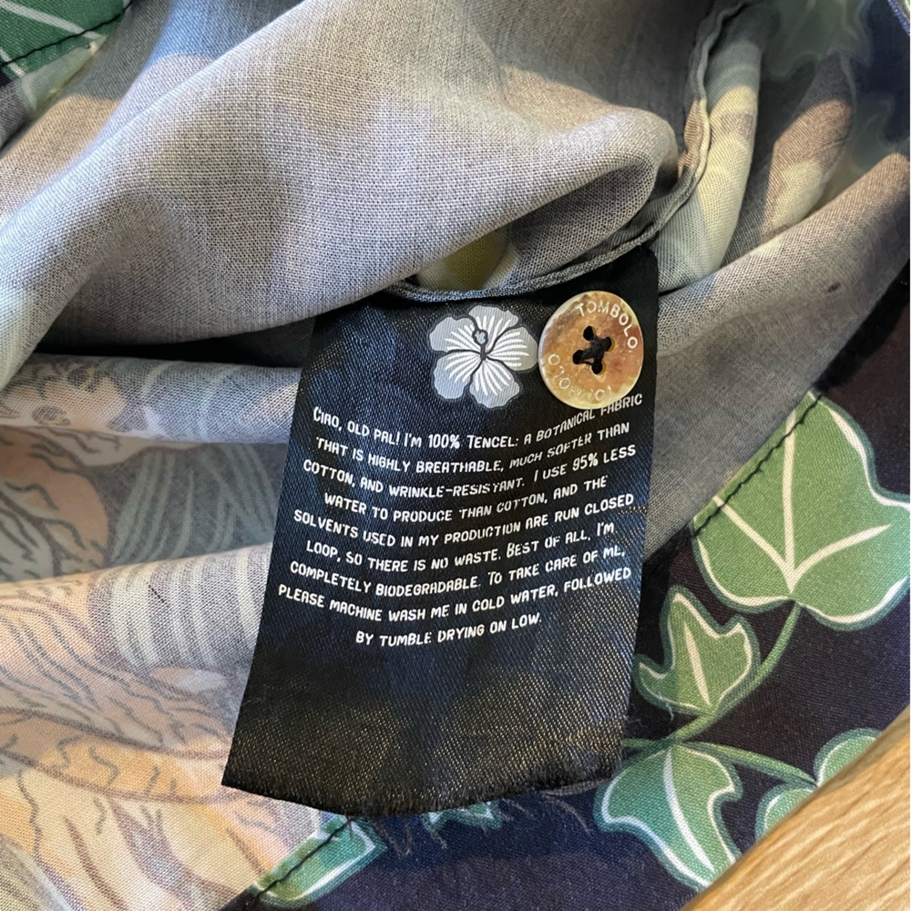 Tombolo Retired Crouching Tiger, Hidden Beverage Shirt (Black) Like New - Picture 4 of 4